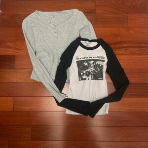 Brandy Melville Long Sleeve Tee bundle
